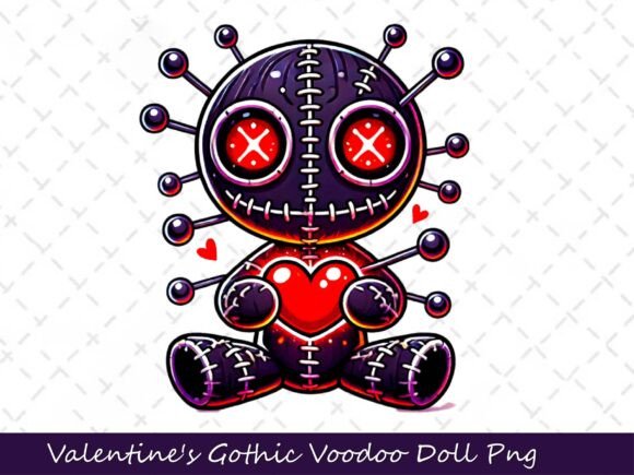 Download Valentine's Gothic Dark Voodoo Doll - Doll Collection