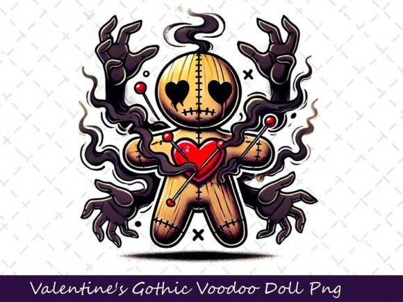 Download Valentine's Gothic Dark Voodoo Doll - Doll Collection