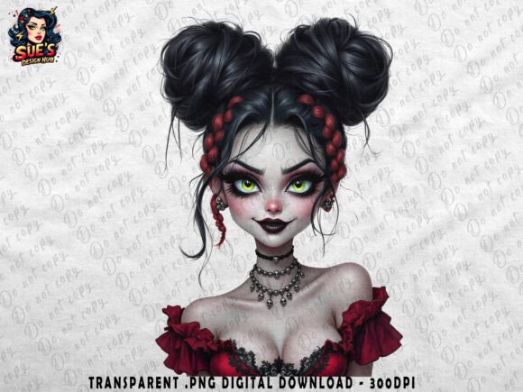 Download Gothic Doll Queen – Dark Fantasy Beauty - Doll Collection