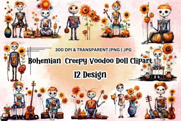 Download Bohemian Creepy Doll Clipart - Doll Collection