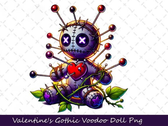 Download Valentine's Gothic Dark Voodoo Doll - Doll Collection