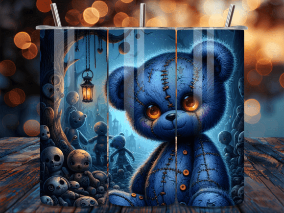 Download Horror Doll Skeleton Pumpkin Tumbler - Doll Collection