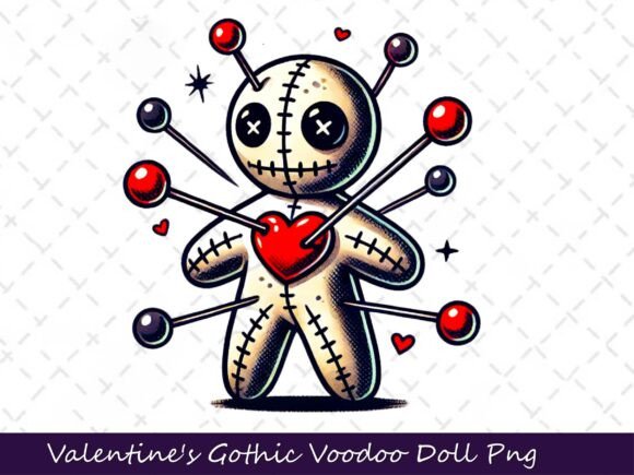 Download Valentine's Gothic Dark Voodoo Doll - Doll Collection