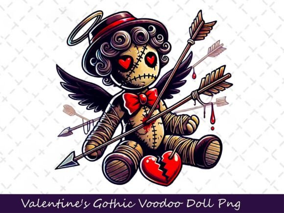 Download Valentine's Gothic Dark Voodoo Doll - Doll Collection