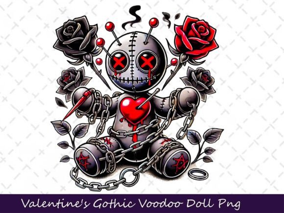 Download Valentine's Gothic Dark Voodoo Doll - Doll Collection