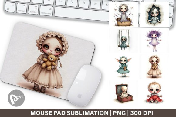 Download Mouse Pad Haunted Doll Spirits - Mouse Collection