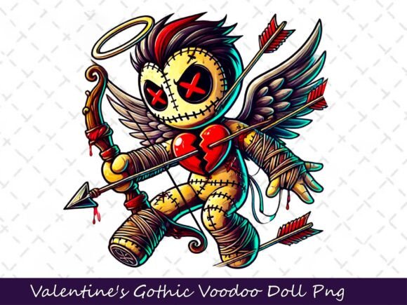 Download Valentine's Gothic Dark Voodoo Doll - Doll Collection