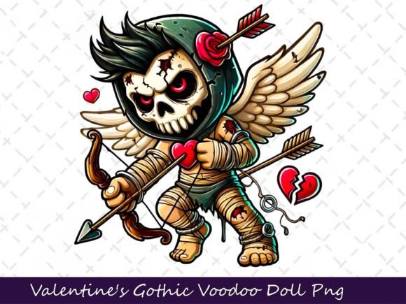 Download Valentine's Gothic Dark Voodoo Doll - Doll Collection