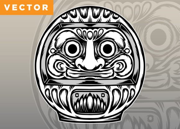 Download Daruma Doll Illustration - Doll Collection