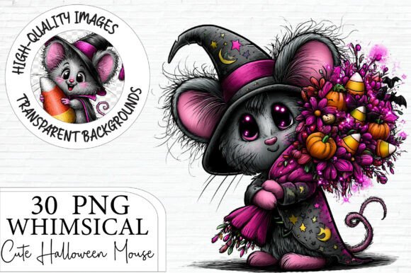 Download Witch Mouse Halloween Graphics - Mouse Collection