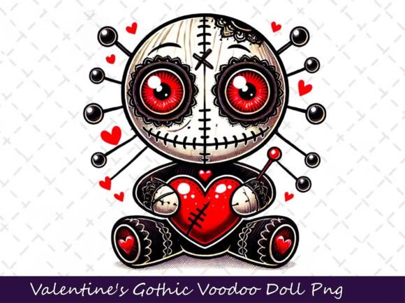 Download Valentine's Gothic Dark Voodoo Doll - Doll Collection