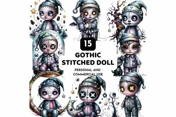 Download Gothic Voodoo Doll Clipart, Spooky Doll - Doll Collection