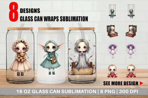 Download Glass Can Haunted Doll Spirits - Doll Collection
