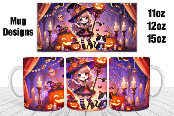 Download Witch Doll 11Oz, 12Oz, 15Oz Mug Wrap - Doll Collection