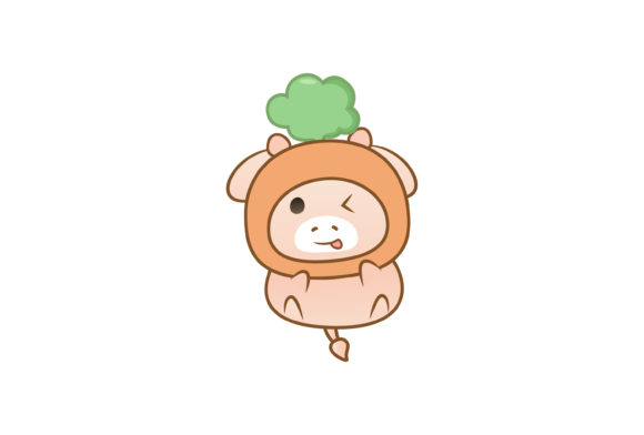 Download Doll Illustration Cow Design - Doll Collection