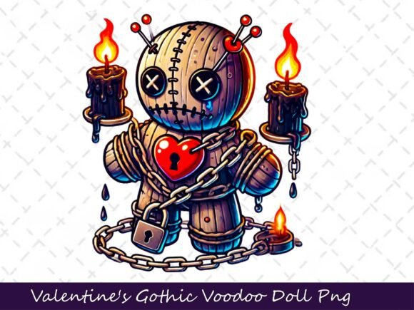 Download Valentine's Gothic Dark Voodoo Doll - Doll Collection